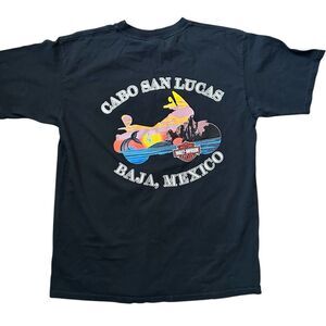 Vintage HARLEY-DAVIDSON Cabo San Lucas Baja, Mexico Graphic T-Shirt - Large